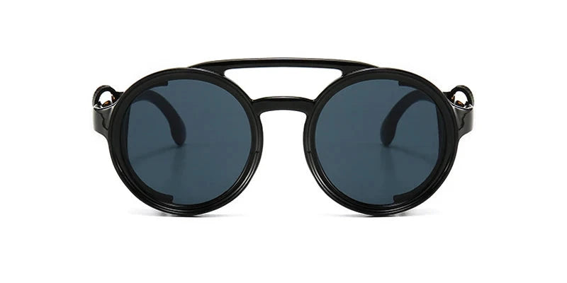 RECTANGULAR STEAMPUNK SUNGLASSES